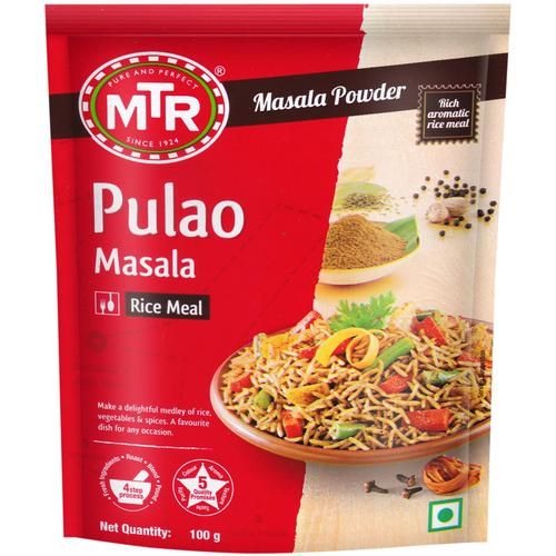 MTR Ready Mix Pulao Masala Standy Pouch, 100g