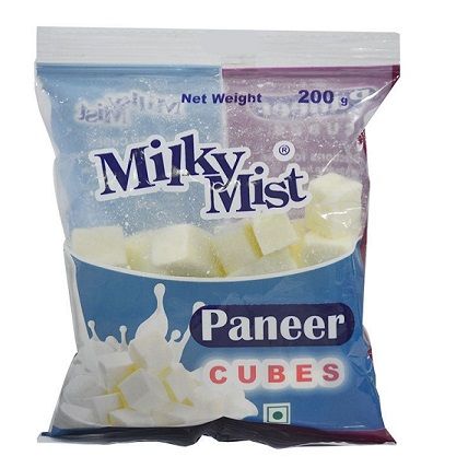 Milky Mist Frozen Paneer Cubes Pouch, 200g