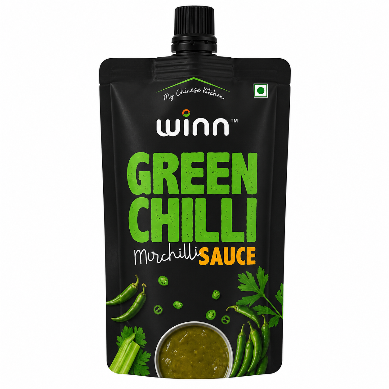 Winn Chilli Sauce - Green, 100g