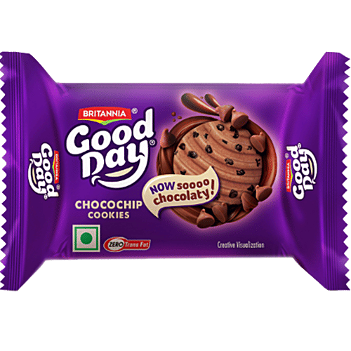 Britannia (Rs.10) Good Day Biscuit - Choco Chip, 33.4g