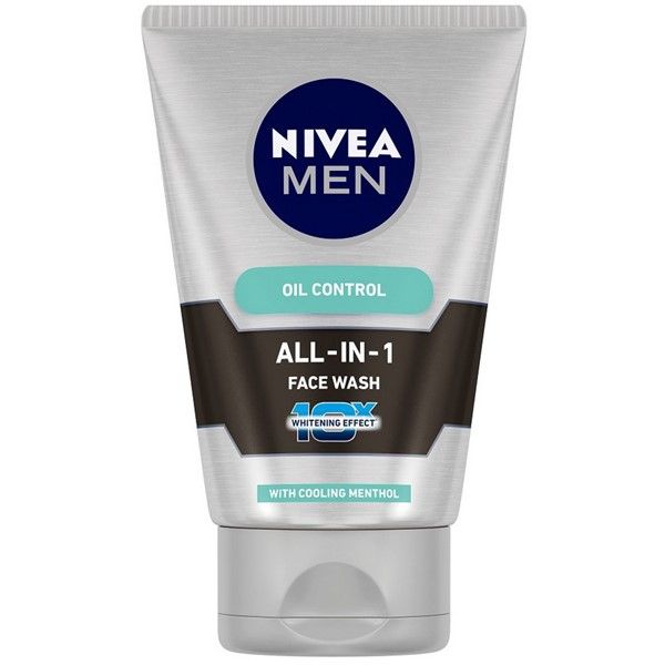 Nivea All in One Face Wash For Men - Charcoal, 100g