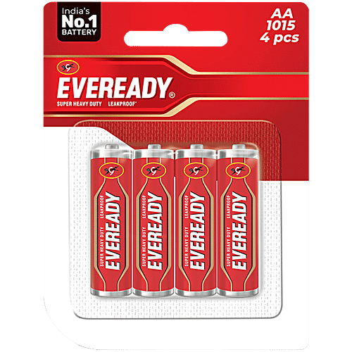 Eveready Red 1015 AA Battery, 4pc