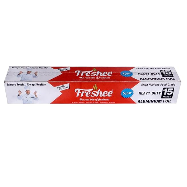 Freshee Family Delight Aluminium Foil - Heavy Duty, 15mtr