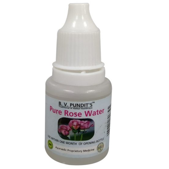 B. V. Pundit's Pure Rose Water Bottle, 10ml