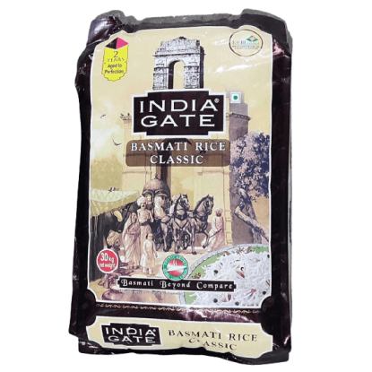 India Gate Basmati Rice Bag - Classic, 30kg