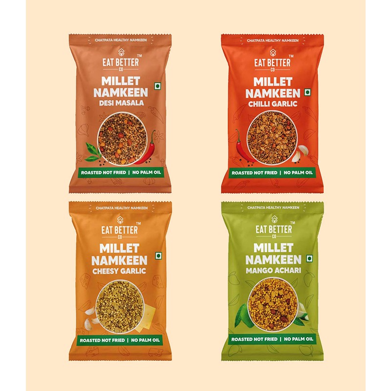 Eat Better Co Millet Namkeen Combo, 120g
