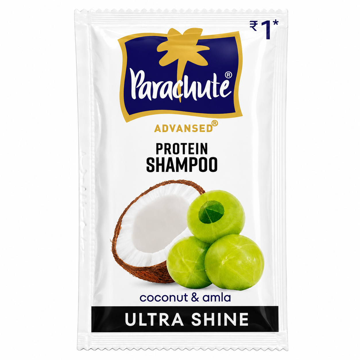 Parachute Ulta Shine Protein Shampoo - Coconut & Amla, 5ml