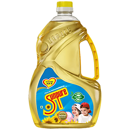 Sunpure Refined Sunflower Oil Can, 2L