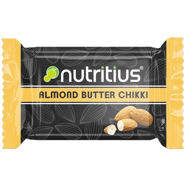 Nutritius Chikki - Almond Butter, 125g