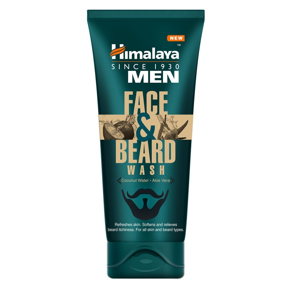 Himalaya Men Face and Beard Wash - Coconut Water & Aloe Vera, 40ml