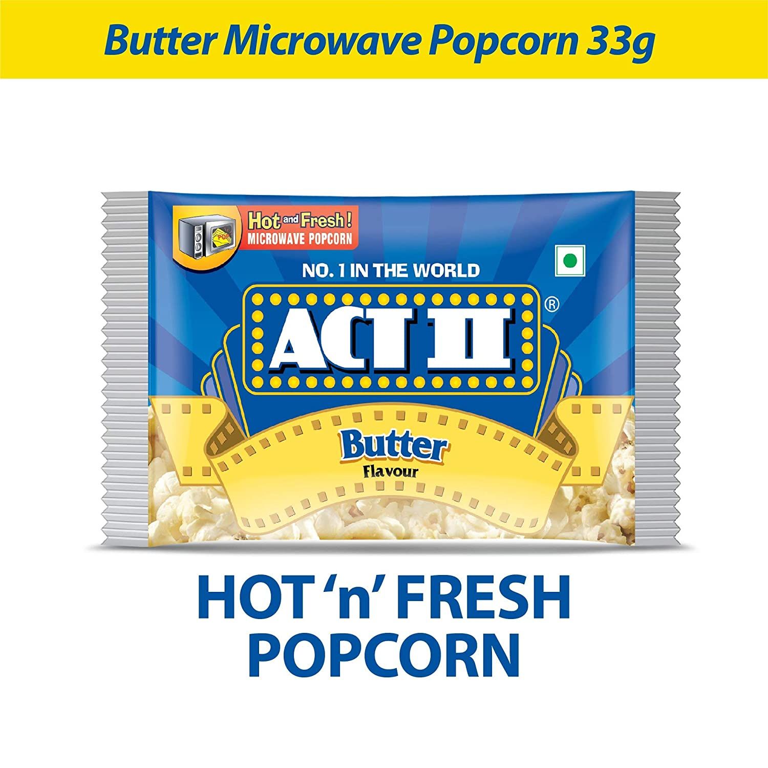 ACT II Microwave Popcorn - Butter, 33g