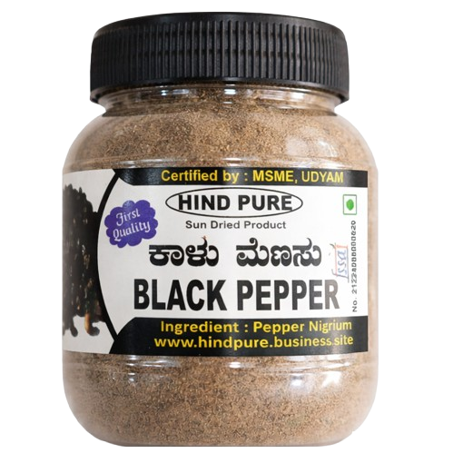Hind Pure Pepper Powder - Black, 50g