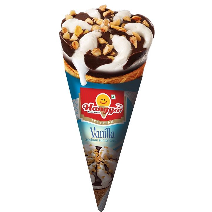 Hangyo Ice Cream Cone - Vanilla, 110ml