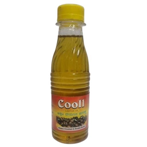 Cooll Castor Oil PET Bottle, 180ml