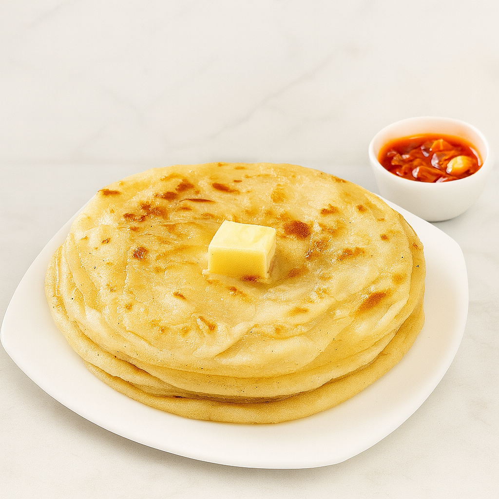 Butter Parotta, 1 Plate