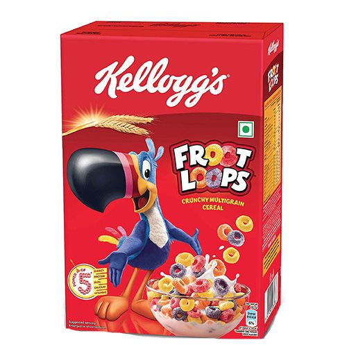 Kelloggs Froot Loops - Crunchy Multigrain Cereal, 285g