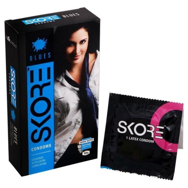 Skore Condoms - Blues, 10pc