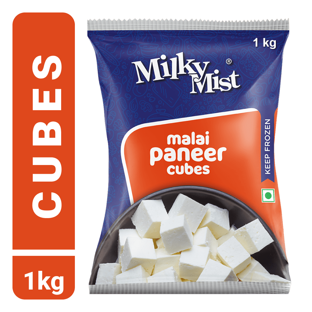 Milky Mist Paneer Cubes, 1kg