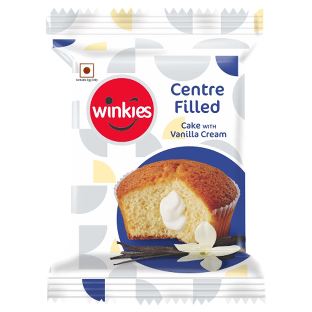 Winkies (Rs.9) Centre Filled Muffin Cake - Vanilla, 30g