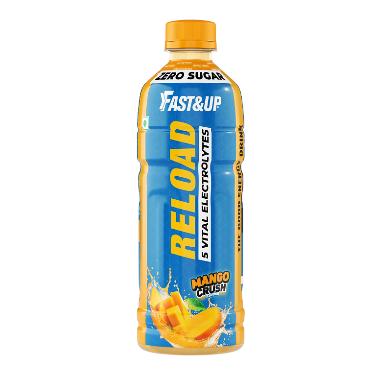 Fast&Up Reload Low Sugar Energy Drink - Mango Crush, 500ml