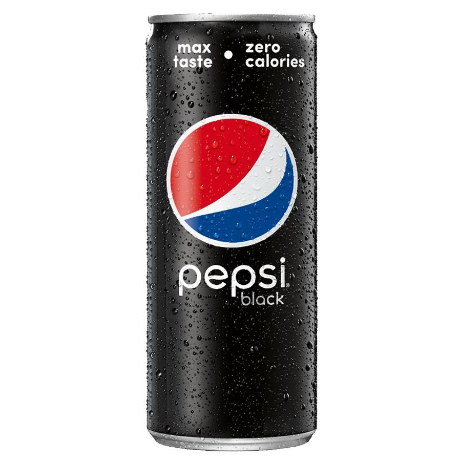 Pepsi Black Soft Drink Tin, 250ml