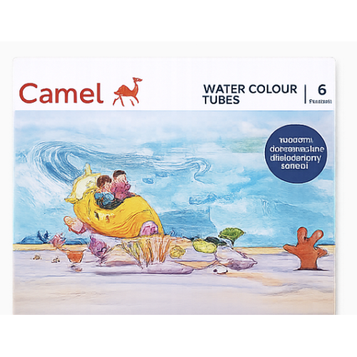Camel Water Colour Tubes - 6 Shades (5ml each)
