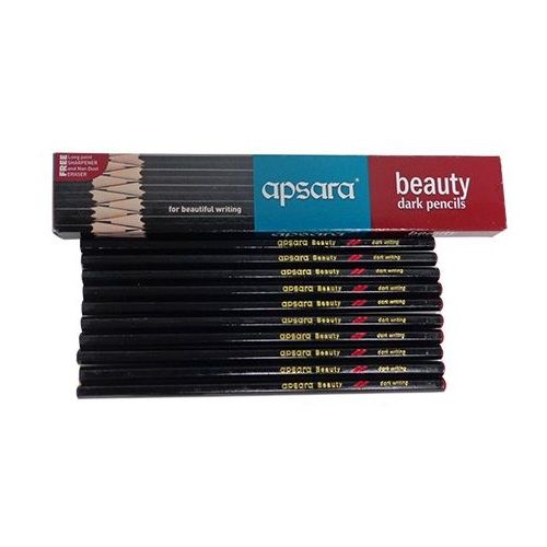 Apsara (Rs.5) Beauty Dark Pencil (Set of 10)