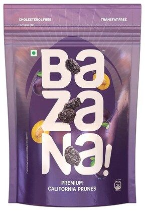 Bazana Premium Standy Pouch - California Prunes, 210g