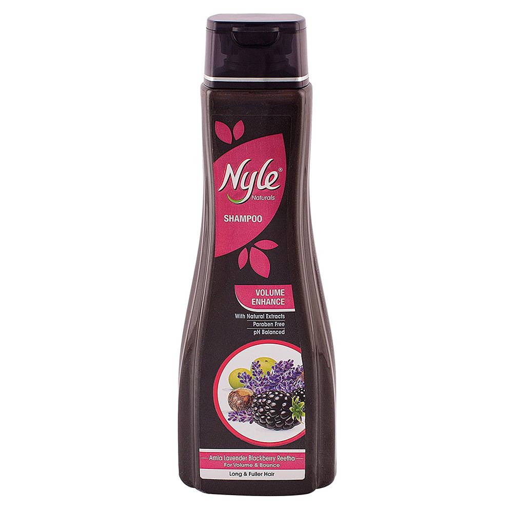 Nyle Shampoo Volume Enhance - Reetha, Amla, Blackberry & Lavender, 180ml