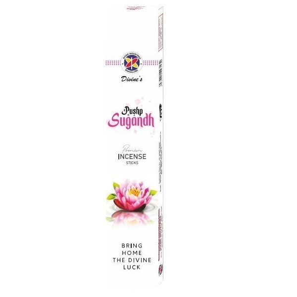 Divine's Incense Sticks Box - Pushp Sugandh, 36g
