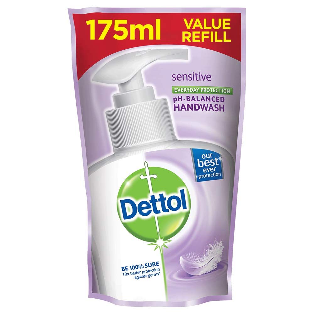 Dettol Hand Wash Refill - Sensitive, 175ml (Set of 3)