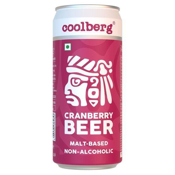 Coolberg Non Alcoholic Drink Tin - Cranberry, 300ml
