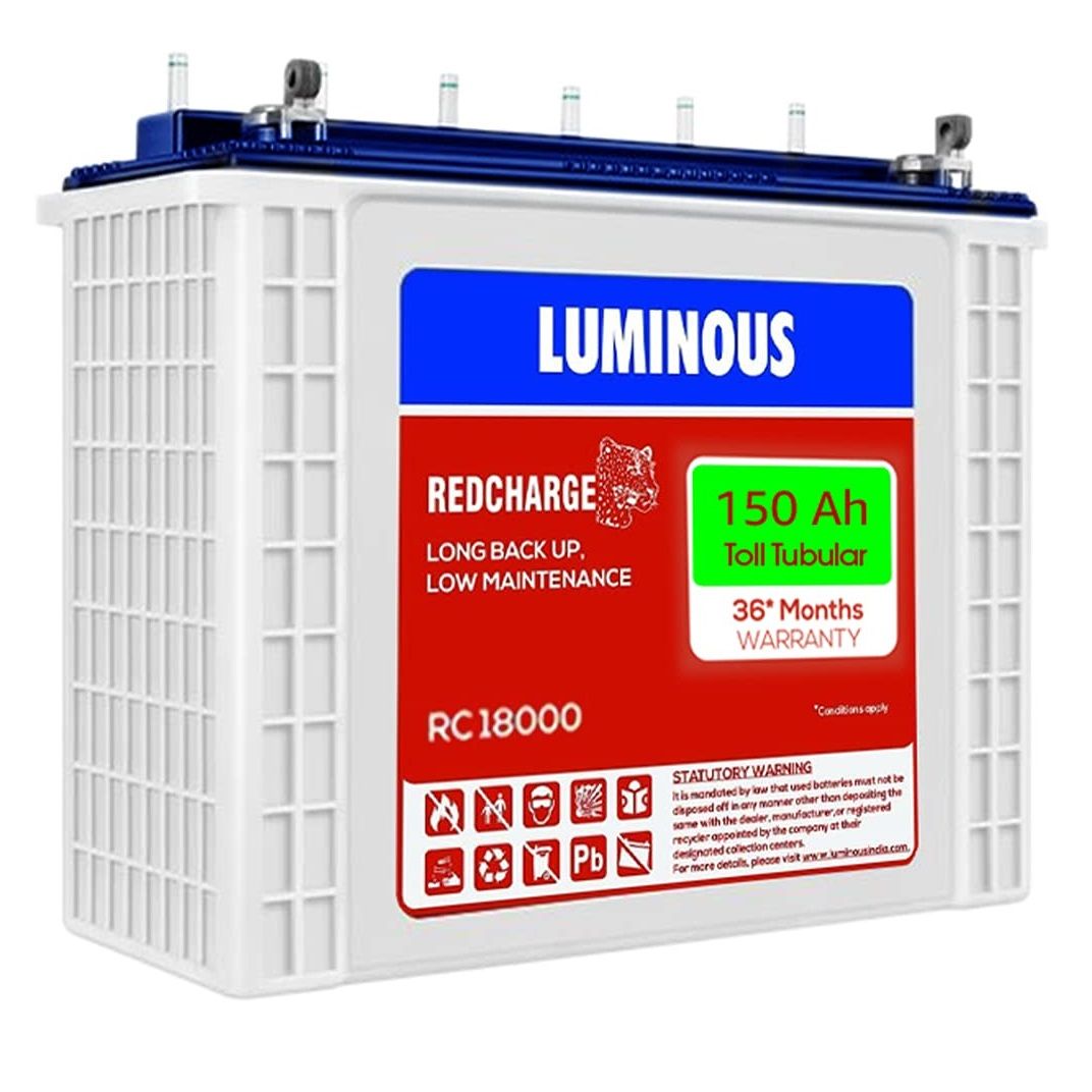 Luminous 150AH Luminous Red Charger Inverter Battery (LUMBA1002)