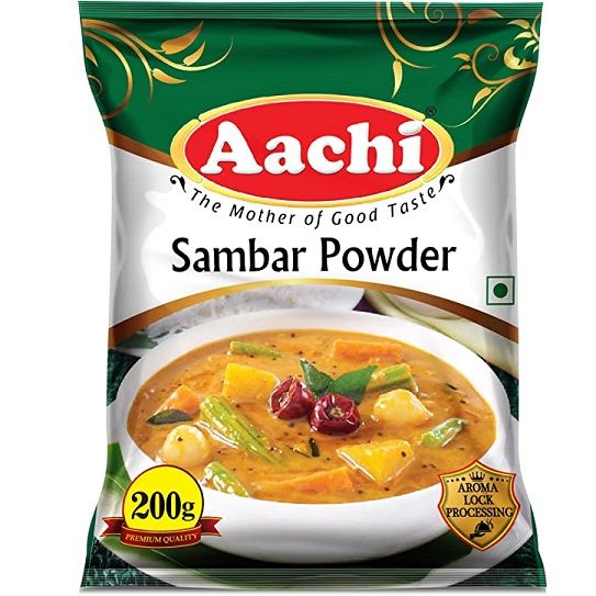 Aachi Sambar Masala Powder Pouch, 200g