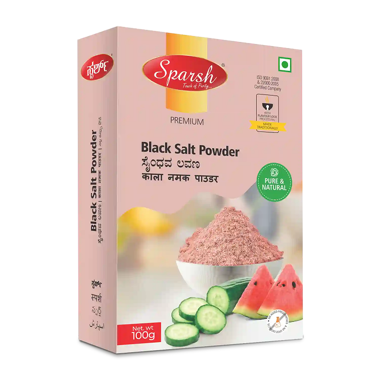 Sparsh Natural Black Salt Powder, 100g