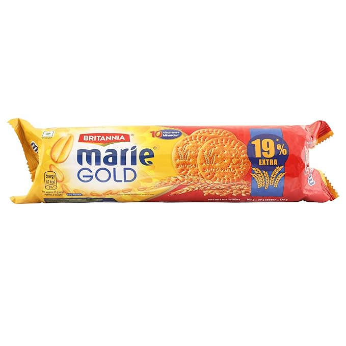 Britannia Marie Gold Biscuit, 152.4g + 15.3g Extra