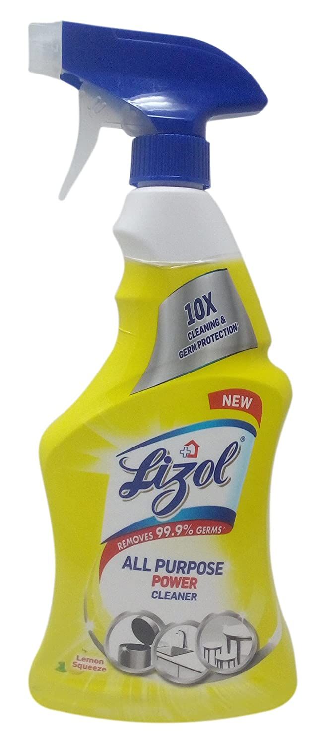 Lizol All Purpose Power Cleaner Bottle - Lemon Squeeze, 450ml