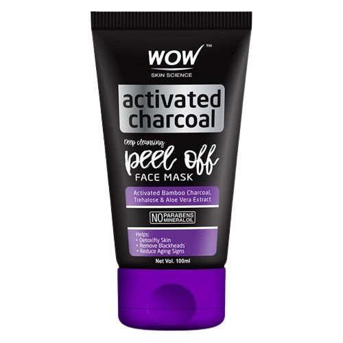 Wow Skin Science Peel Off Face Mask - Activated Charcoal, 100ml