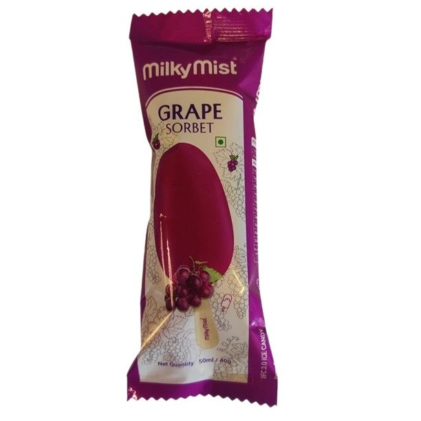 Milky Mist Ice Cream Stick - Grape Sorbet, 50ml