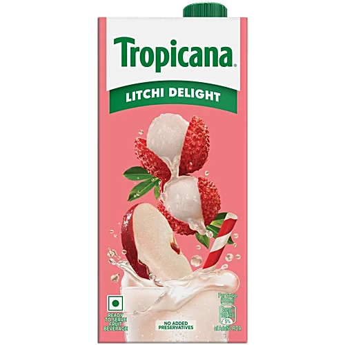 Tropicana Frutz Litchi Love Beverage Tetra Pack, 180ml