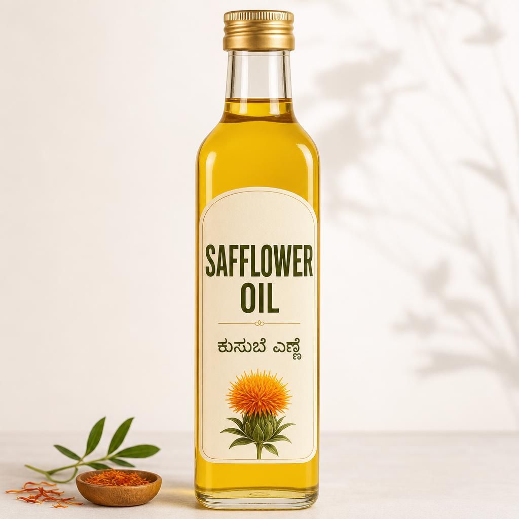 Safflower Oil Oil, 500ml (ಕುಸುಬೆ ಎಣ್ಣೆ)