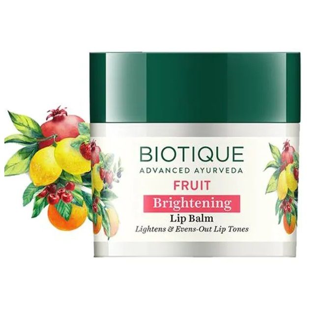 Biotique Brightening Lip Balm - Fruit, 12g