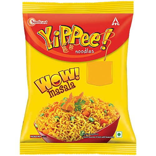 Sunfeast Yippee Noodles - Wow Masala, 50g
