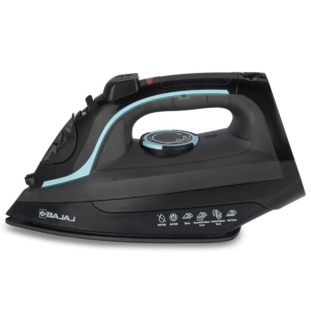 Bajaj | MX 45 | Steam Iron (Black & Grey)