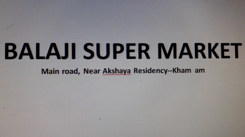 Balaji Super Market