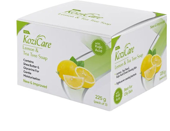 Kozicare Soap - Lemon & Tea Tree, 225g (75g x 3 pcs) (MD)