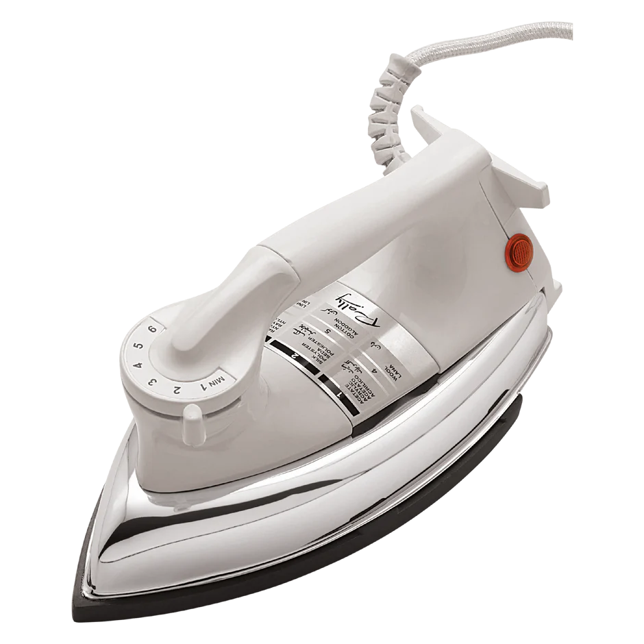 Rally | Jazz | Heavy Weight Plancha Dry Iron (1000W White)