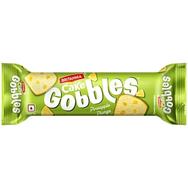 Britannia Gobbles Pineapple Plunge Cake, 45g