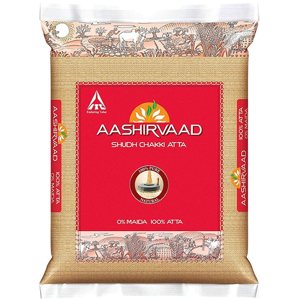 Aashirvaad Shudh Chakki Atta Pouch, 5kg