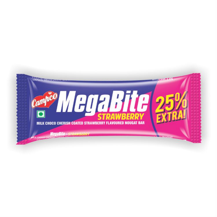 Campco Megabite Chocolate - Strawberry, 14g